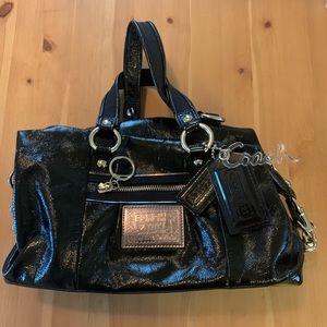 Coach Poppy Patent Leather Satchel Handbag
